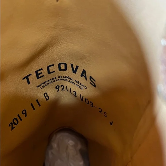 Tecovas | The Annie Eagle 🦅 🇺🇸 Barn Red Cowhide | Genuine Ostrich | 11B - Picture 12 of 17